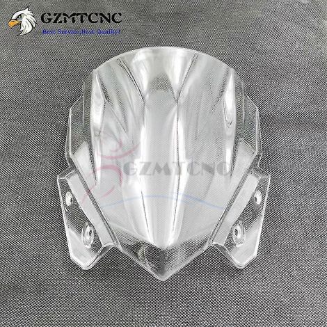 Pare-brise avant transparent pour Kawasaki Z650 (2017-2019) avec déflecteur d'air et cache pour compteur kilométrique. (1/5)