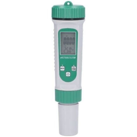 Pair - Testeur de Qualité de l'Eau PH/EC/TDS/Sel/S.G/Temperature avec Éclairage Blanc - Précis et Fiable pour un Contrôle Facile - Expédié sans Batterie - (1/5)