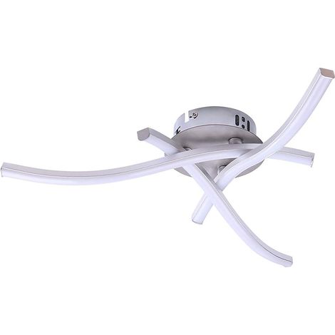 Lámpara de techo LED curva moderna e innovadora para la decoración de la sala de estar, luz blanca, AC85-265V