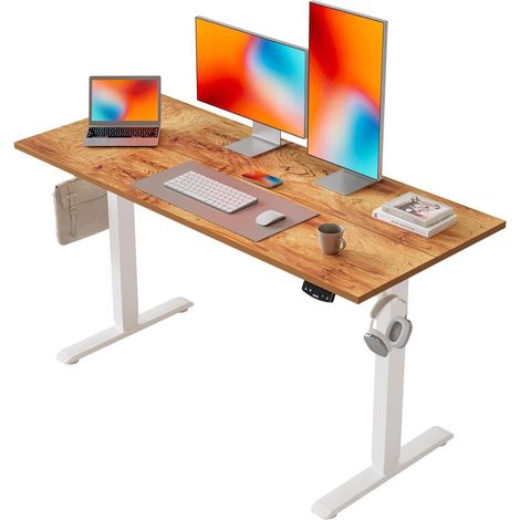 Höhenverstellbarer Schreibtisch 120x60cm Elektrisch (1/5)