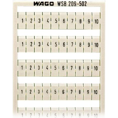 Système de repérage rapide WSB WAGO 209-502 5 pc(s) D53654 (1/2)