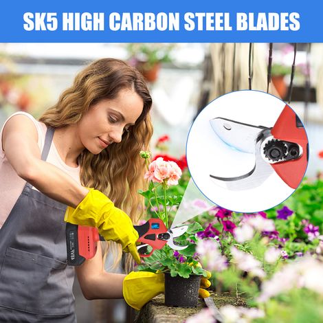 Cisaille électrique Portable sans fil, Rechargeable, outil de jardinage pour tailler les arbres fruitiers (1/5)