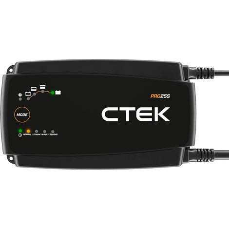 Cargador de baterías CTEK PRO25S uso profesional 12V 25A