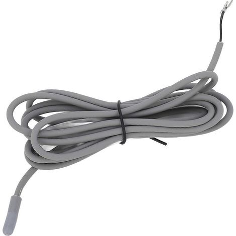 10K Temperaturfühler, wasserdichter Thermostatfühler aus Edelstahl, 2 Meter Kabel, -10-100 Grad