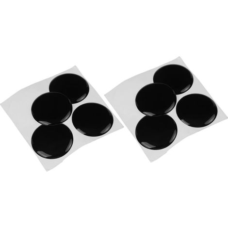 Door Entry Protector Black Adhesive Sticker 8 Pieces