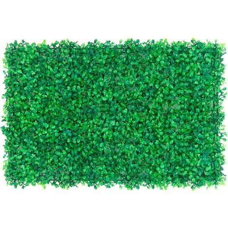 Plante Verte Artificielle Décoration Murale Fausse Herbe pour Maison Hôtel Café (1/5)