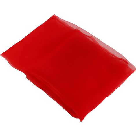 Cantonnières rouges à volants, rideau de porte/fenêtre en tulle fleuri, panneau de rideau transparent (1/5)