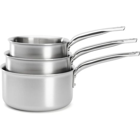 Série de 3 casseroles inox 16/18/20cm - De Buyer - 3601.03 (1/3)