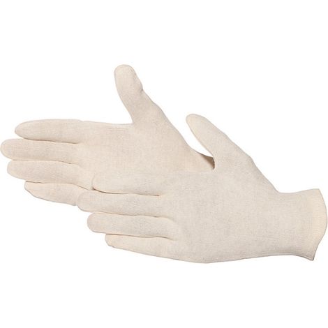 JAH Arbeitshandschuh 5-Finger BW-Natur, Gr. 8 12 Stk