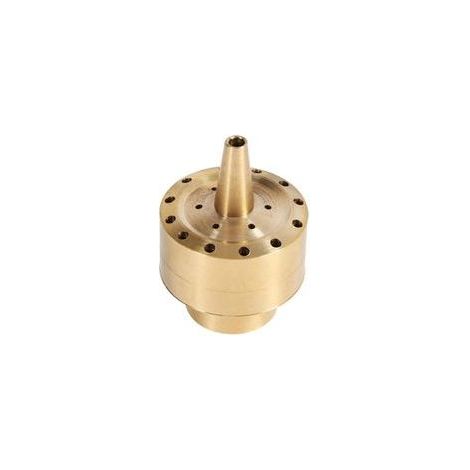 Ugello nebulizzatore in ottone dorato da 3/4" per fontana da giardino, laghetto, accessorio per nebulizzazione (1/4)