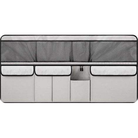 Bolsa de almacenamiento para maletero, organizador para el asiento trasero, organizador de maletero, organizador de gran capacidad, monovolumen, caravana, múltiples compartimentos (1/5)