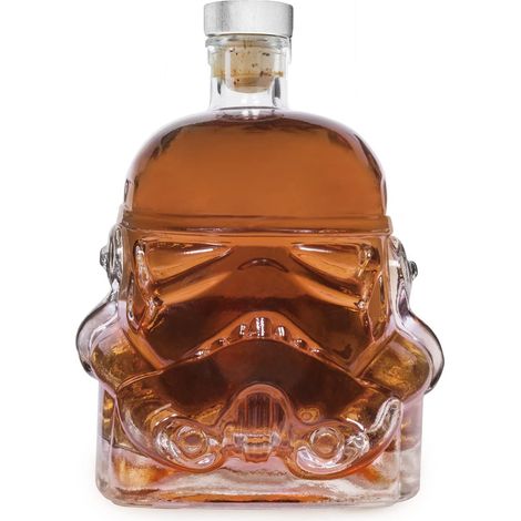 隆Fant谩stico Jarra Stormtrooper de Star Wars, 0,75 L, en cristal vintage transparente (1/5)