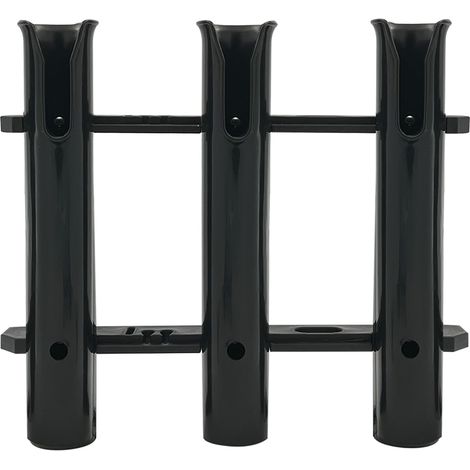 Triple-row nylon fishing rod holder, rod holder, triple white and black boat accessory for yachts. Please specify the color in the order notes: white nylon.--DTEKGAZ