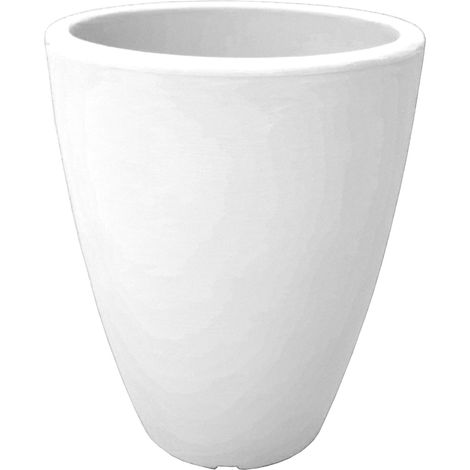 Home/Adone Vase d'ameublement en re'sine blanche 30x38 cm pour l'ameublement inte'rieur et exte'rieur (1/3)