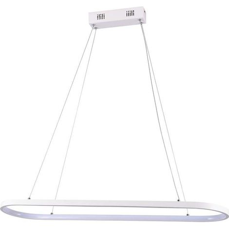 V-TAC Lampadario LED a Sospensione 24W in Metallo Colore Bianco 8020100cm Bianco Caldo