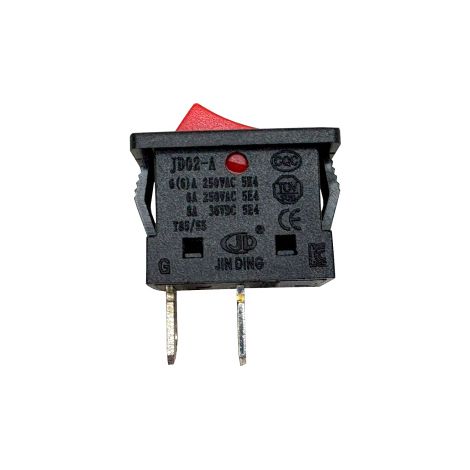 JINDING JD02 JD02-A Wippschalter Kippschalter 250V 10A 2Pin Schalter (1/4)