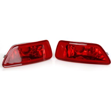 Ensemble Feux Arrière Lampe De Réflecteur De Clignotant De Queue De Feu De Frein De Pare-Chocs Arrière Voiture Aucune Ampoule Compatible avec Dodge pour Journey 2011 2012 2013 2014 2015 2016