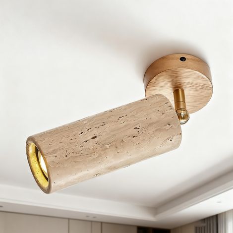 Plafonnier LED, applique murale vintage, spot de plafond rotatif, éclairage sur rail LED en pierre, lampe de chevet moderne, Lumière naturelle 4500K (1/5)