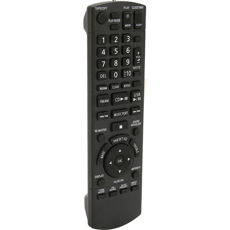 N2QAYB00008 Ersatzfernbedienung aus leichtem ABS für CD-/Kassetten-Tuner-Audiosystem (1/5)