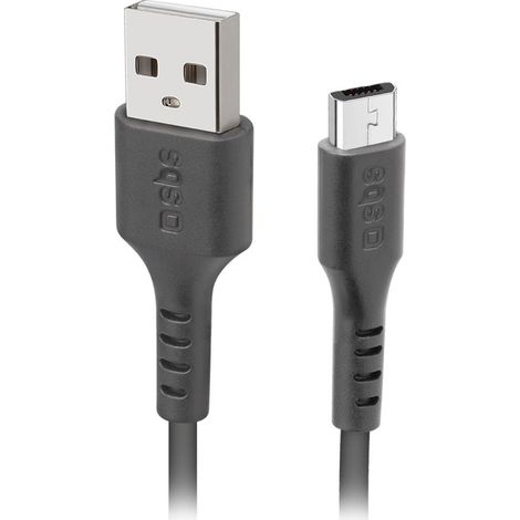 USB-A - Micro-USB 1 m Kabel - schwarz (1/5)