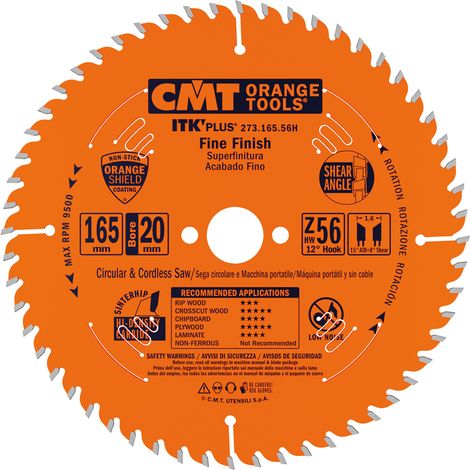 273.165.56H SIERRA CIRCULAR (U-ITK) HW 165X1.6/1.0X20 (+15.88) Z56 ATB+S
