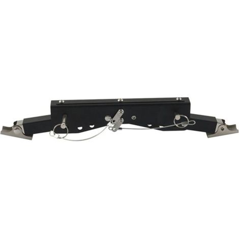 1 jeu. Couleur : Noir. Matériau : Métal. Stabilisateur de marchepied pliable pour caravane/camping-car. (1/5)