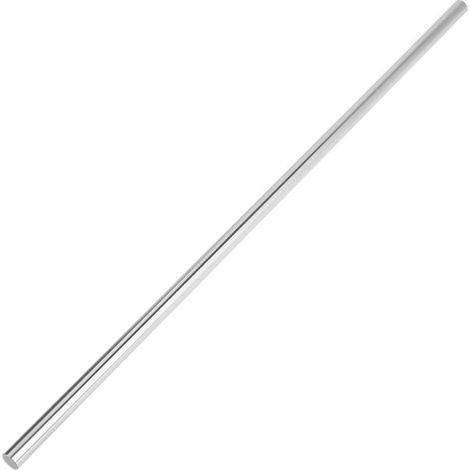 Rail linéaire à tige ronde droite en acier, cylindre en acier, 1 pièce, diamètre 10 mm, longueur 500 mm (1/4)