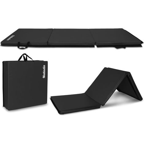 Tapis de fitness épais, tapis de yoga pliable en 5 parties, tapis de fitness antidérapant en PU et EPE, tapis de Pilates pliable, tapis de gymnastique pour exercices, yoga et gymnastique (1/5)