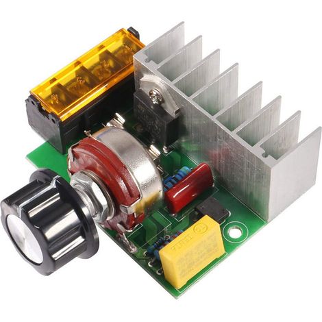 Régulateur de tension 4000W Variateur haute puissance Module de contrôle de vitesse et température Industrie 50-220V (1/5)