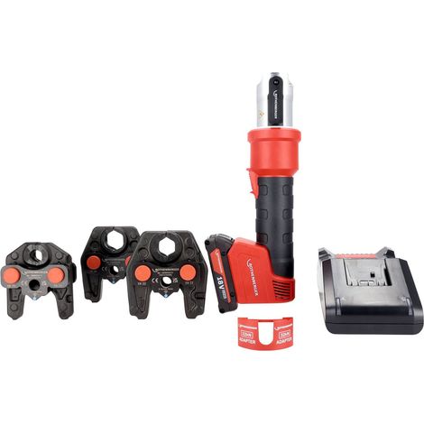 ROTHENBERGER ROMAX NANO iJAWs Set, SV, 15-22-28mm, 2Ah, AMPShare - 1000005494 (1/5)