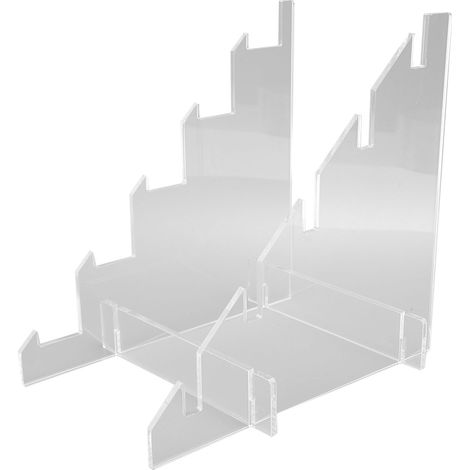 Support de couteau à baïonnette en acrylique compact et transparent, multifonctionnel et détachable, pour petits outils (1/5)