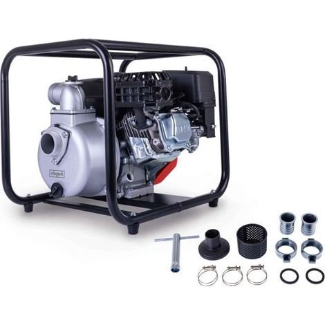 Benzinbetriebene Selbstansaugende Motorpumpe 5,3HP 212cc 32.000 l/h Scheppach PWP32