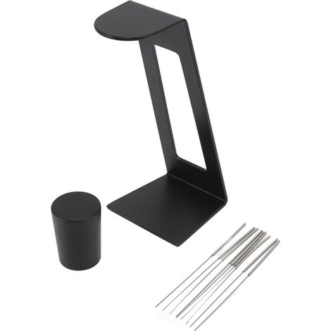 Distributeur d'aiguilles de café en poudre de 0.4mm, agitateur magnétique détachable, outil de Distribution pour magasin noir (1/5)