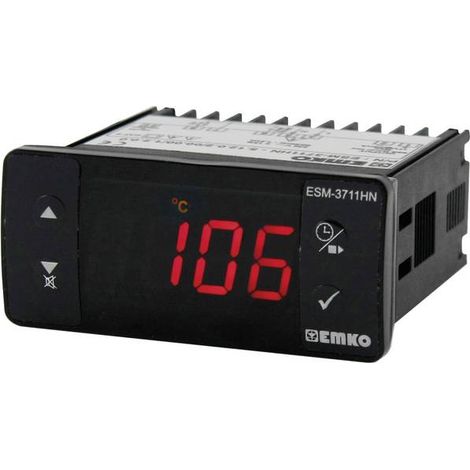 Emko ESM-3711-HN.5.12.0.1/00.00/1.2.0.0 Regolatori a 2 punti Termostato PTC -50 fino a 130 °C Relè 16 A (L x L x A) 65