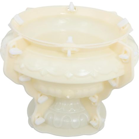 Moule à Pot en Ciment pour Jardinière, Modèle de Fleur, 1 Pièce (1/5)