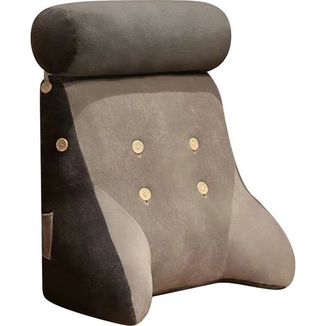 Coussin de soutien dorsal lavable avec housse amovible, doux, motif animal cartoon, pour chaise de bureau, chevet, chien (1/5)