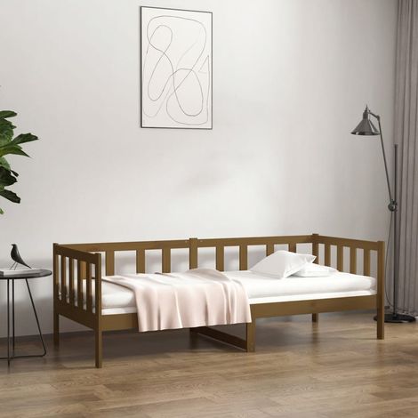 Tagesbett Honigbraun 80x200 cm Massivholz Kiefer (1/5)
