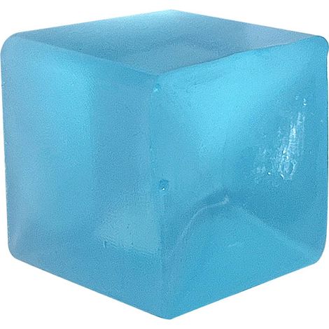 Bloc de glace compressible miniature bleu simulation stress antistress été réutilisable jouet à presser (1/5)