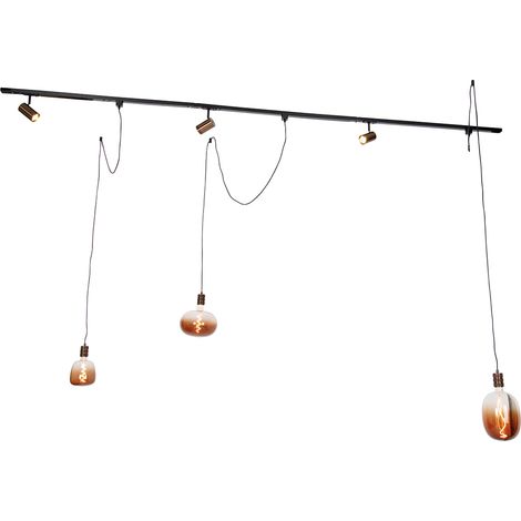 QAZQA Faretto cavalux jeana - Moderno - Acciaio - Bronzo/Nero - Oblungo Max. 3 x Watt