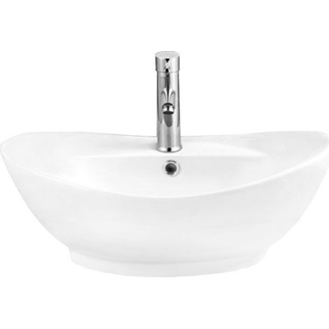 Mexen Kiara lavabo sobre encimera de 59 x 40 cm, blanco - 21645900 (1/2)