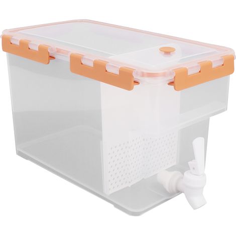 Multifunktionaler Wasserkocher mit großem Fassungsvermögen, 6 Liter, orange (1/5)