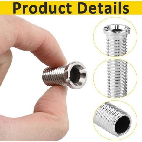 Vis creuses inox - Unbrand - Acier inoxydable - Argenté - Dimensions: 1,5 cm et 3,5 cm - Lot de 2 (1/5)