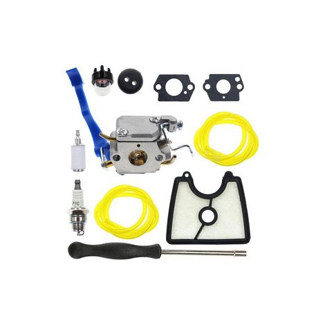 Carburateur C1Q-W37 pour souffleur Husqvarna 125B 125BV 125BX 125BVX – Moteur 2 temps, débit d’air optimal (1/5)
