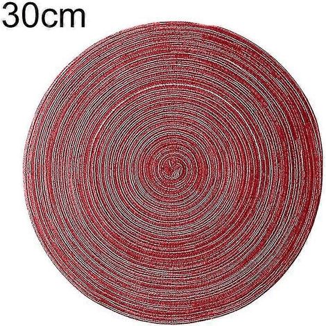 Dessous de verre rond isolant thermique 2026, antidérapant, pour la décoration intérieure (1/5)