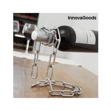 zz25805-InnovaGoods Porte-bouteille à chaîne flottante-- V0100809 (1/4)