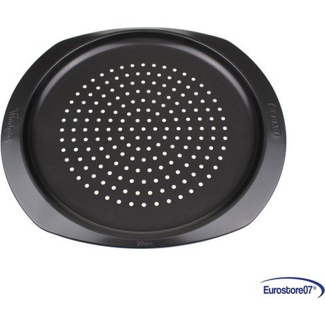 PIATTO PIZZA TEGLIA ANTIADERENTE FORATA DA 30cm WHIRLPOOL 481281718796 ORIGINALE