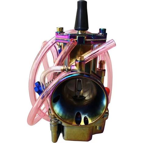 S-giant Carburateur PWK couleur plaqué 21 24 26 28 30 32 34mm pour moto modifiée et voiture de course ATV - Compatible avec moto (1/5)