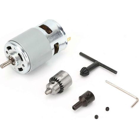 12–30 V 775 Hochleistungs-Elektromotor mit großem Drehmoment, kugelgelagerter Welle und Kühlventilator (1/4)