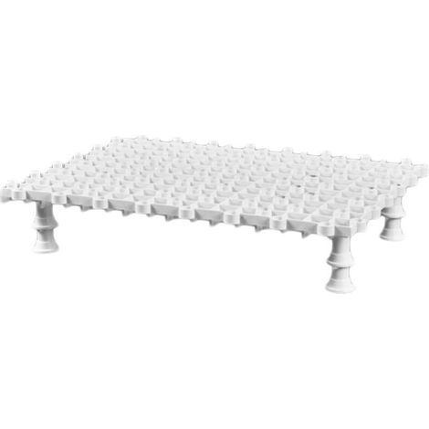 Panneau de filtration en maille pour fond d'aquarium (5 pièces), plaque de jonction en PVC, panneau de filtration pour gravier, bac de séparation décoratif pour aquarium (1/5)