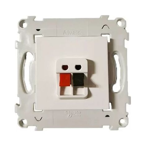 Schneider ALVAIS ALB81088 Toma de altavoz blanco